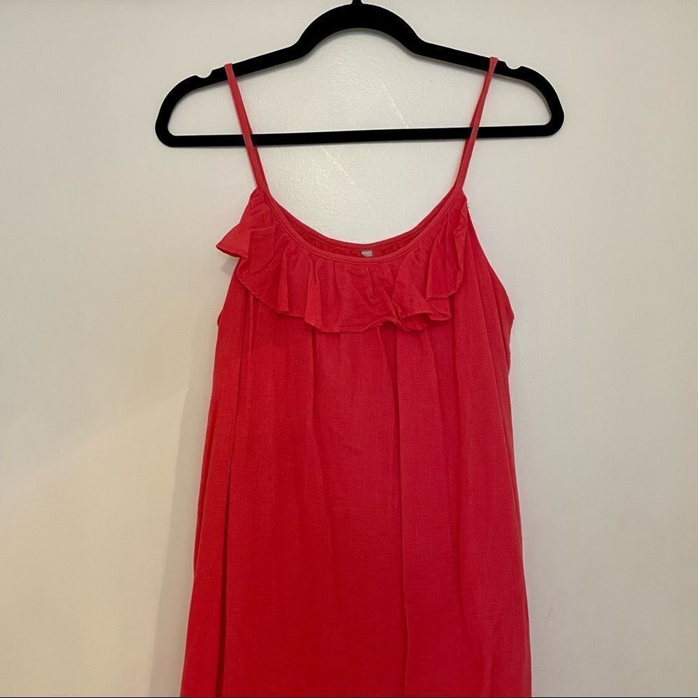 Pink Linen Summer Dress - Picture 2 of 4